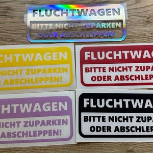 Sticker / Decal - Getaway Car / Motorcycle / MTB / Boat