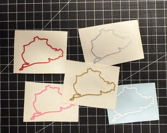 Sticker - Nürburgring - Size S - Car / Motorcycle / MTB / Boat