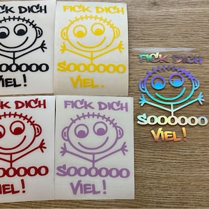 Sticker / Decal - F*ck You Sooooo Much! Car / Motorcycle / MTB / Boat