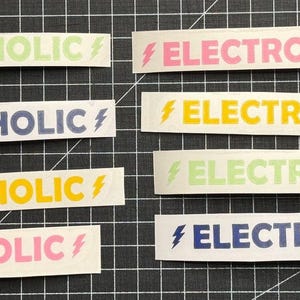Pegatina - Electroholic - Talla L Coche / Moto / MTB
