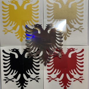 Sticker - Albania Eagle Flag Car / Motorcycle / MTB / Boat