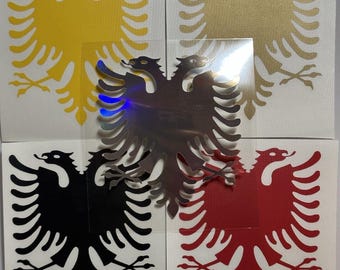 Sticker - Albania Eagle Flag Car / Motorcycle / MTB / Boat