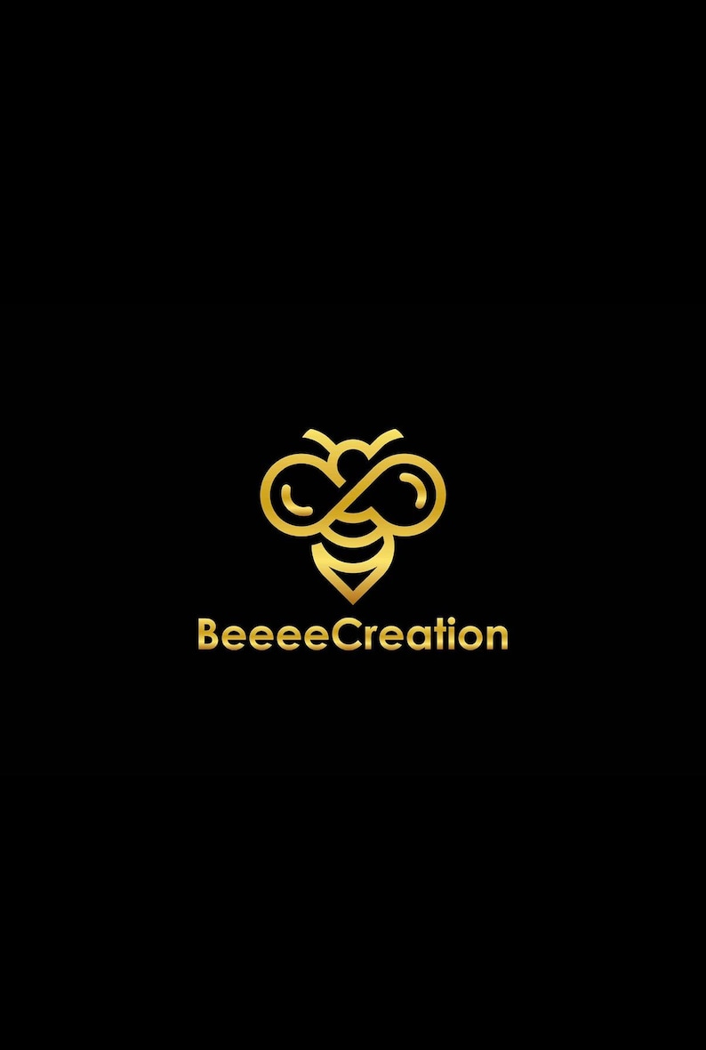 May include: A gold bee logo with an infinity symbol in the wings, and the text "BeeeeeCreation" below.