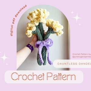 Dandelion Crochet Pattern: Dauntless Flower (Digital PDF)