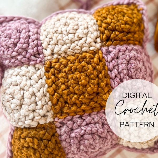 Crochet Pillow Pattern | Crochet Throw Pillow Pattern | Granny Square Pillow | Small Pillow Crochet Pattern | Easy Crochet Pillow Pattern