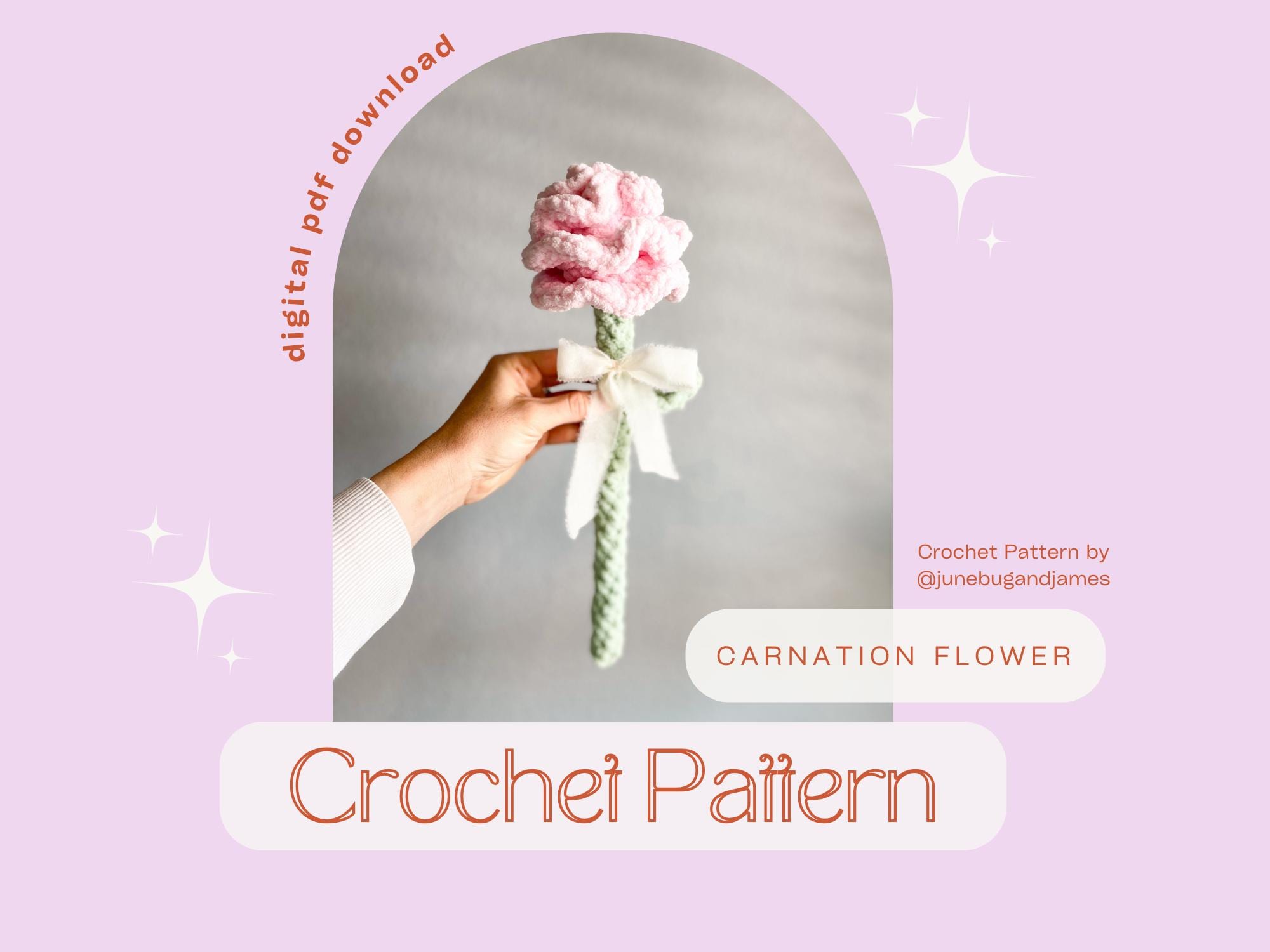 19 Carnation Crochet Patterns for Bouquets, Gifts, and Home Decor 14 Crochet Carnation Flower Pattern: DIY Floral Bouquet