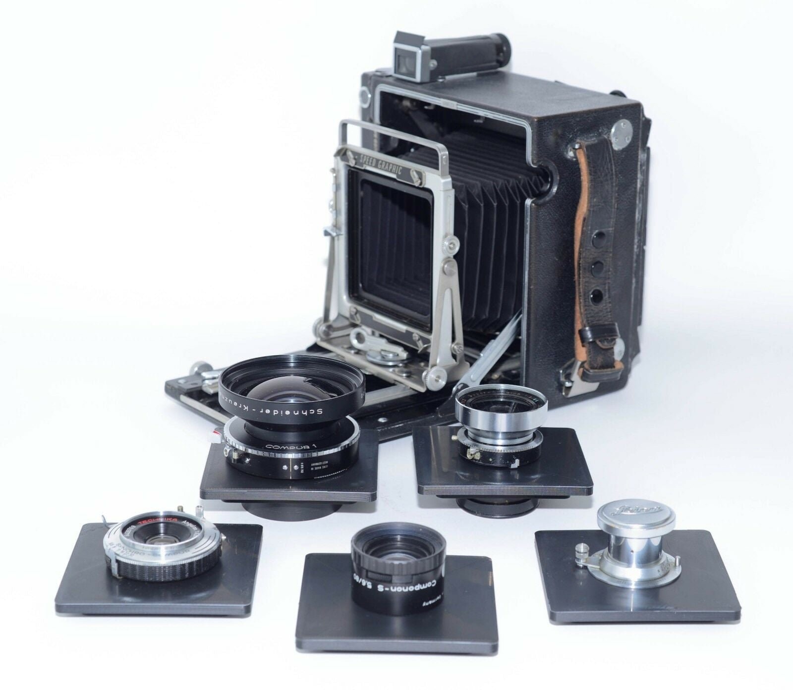 BOÎTIER N MINT] Objectif Graflex Speed Graphic 4x7 Ektor 127 mm f4.7
