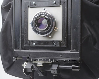 Adaptador de placa de lente Graflex Crown o Speed Graphic a Sinar + placas de lente Graflex