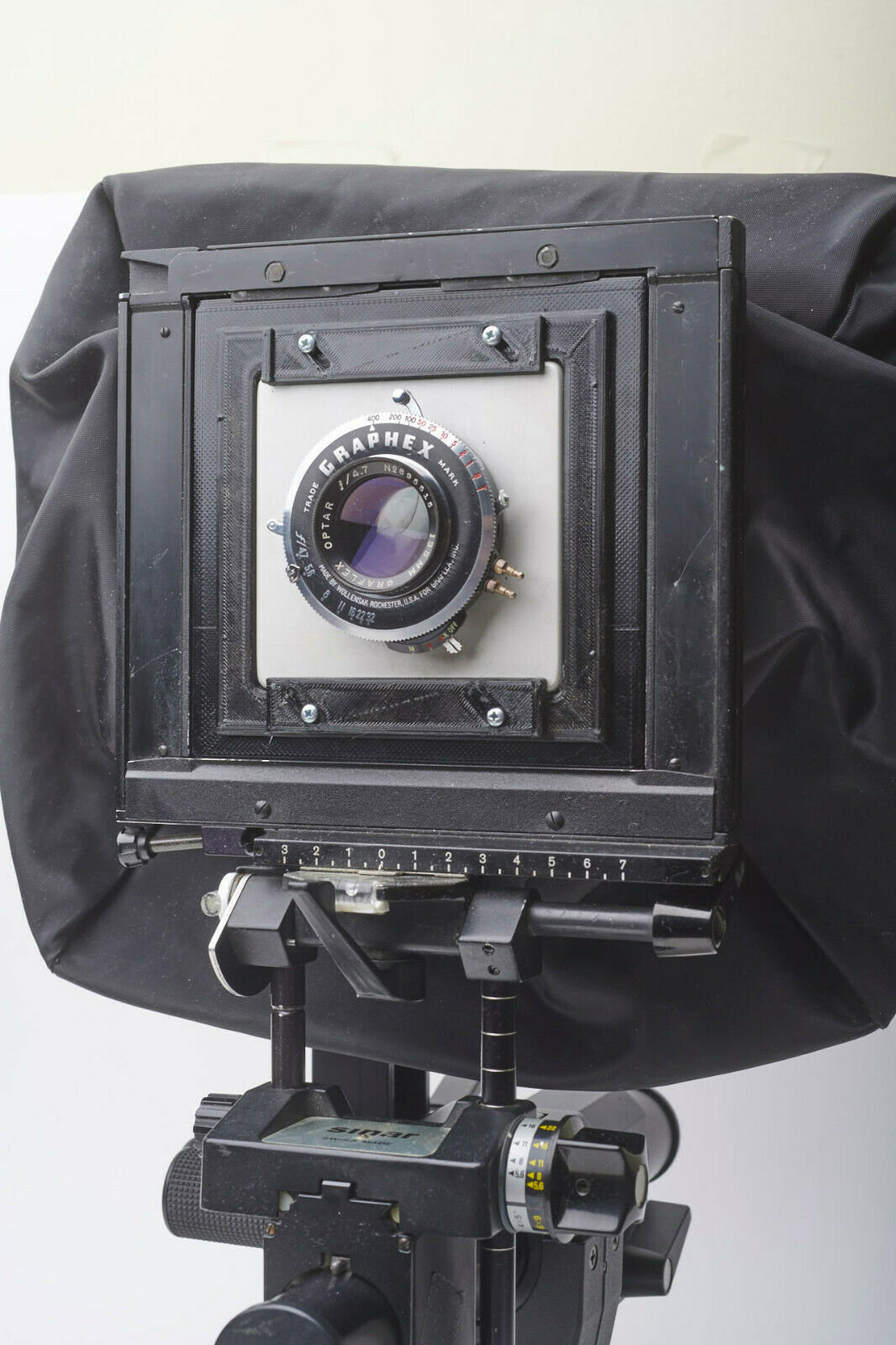 Graflex Crown or Speed Graphic Lens Board to Sinar Adapter +