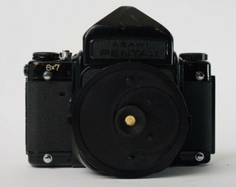 Tapa rotatoria/desplazamiento estenopeico Pentax 67/6x7 con insertos estenopeicos intercambiables