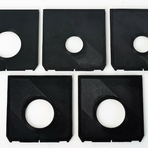 Linhof Technika IV,V, Master Technika, 2000 lens board, Copal, Compur, Blank