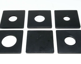 Placa de lentes Graflex Crown o Speed Graphic - COPAL, COMPUR, M39 LTM, tamaños personalizados