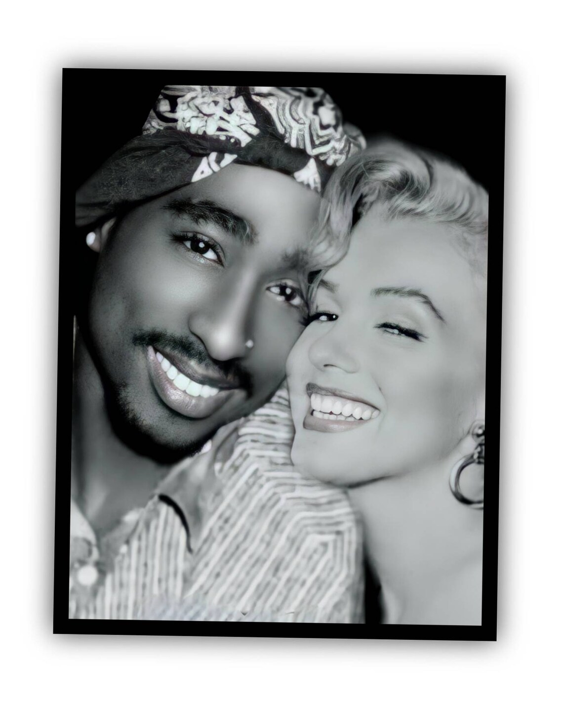 Marilyn Monroe and Tupac Art Print Set of 4 Etsy Ireland