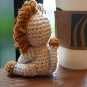 Kit de crochet de león para principiantes, kit de inicio de amigurumi fácil, con video imagen 5