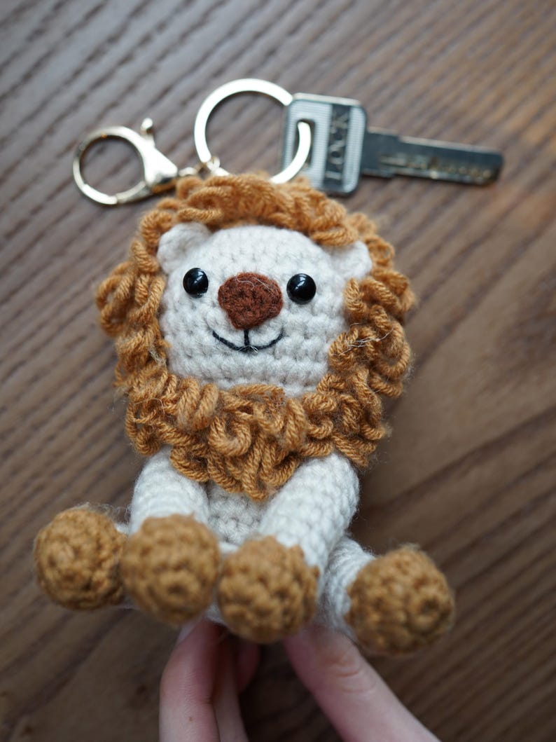 Kit de crochet de león para principiantes, kit de inicio de amigurumi fácil, con video imagen 7