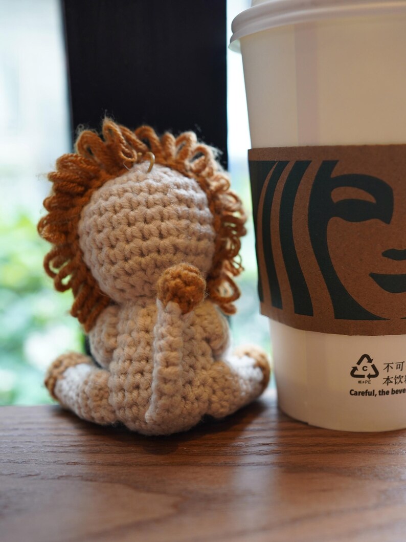 Kit de crochet de león para principiantes, kit de inicio de amigurumi fácil, con video imagen 4