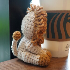 Kit de crochet de león para principiantes, kit de inicio de amigurumi fácil, con video imagen 6