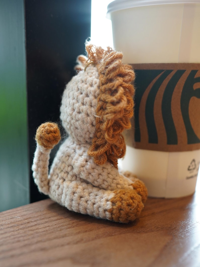 Kit de crochet de león para principiantes, kit de inicio de amigurumi fácil, con video imagen 6