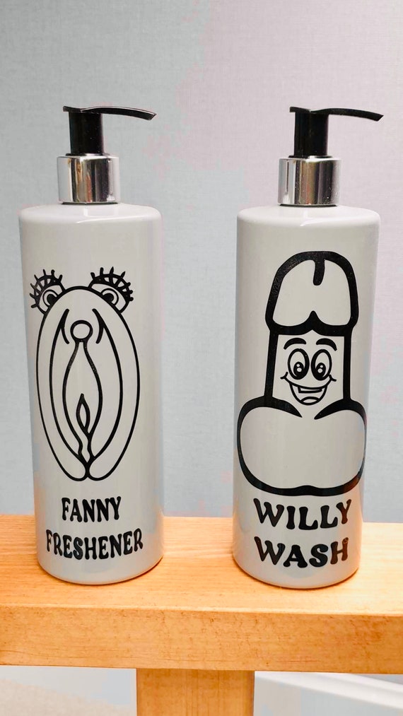 Eco Friendly Reusable Novelty Grey Adult Bathroom Soap Dispensers