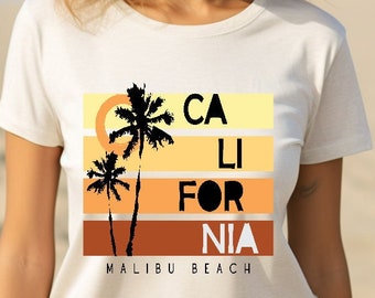 Malibu Beach Shirt , California Shirt , Travel Gifts , Gifts For Husband