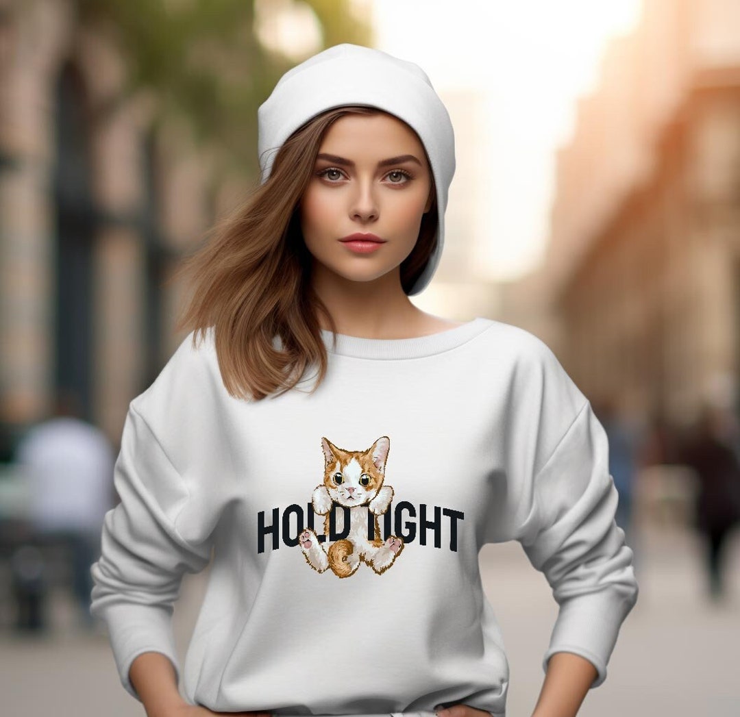 Cat Holding Tight T,shirt , Funny Cat Shirt , Cat Lover Gift , Most ...