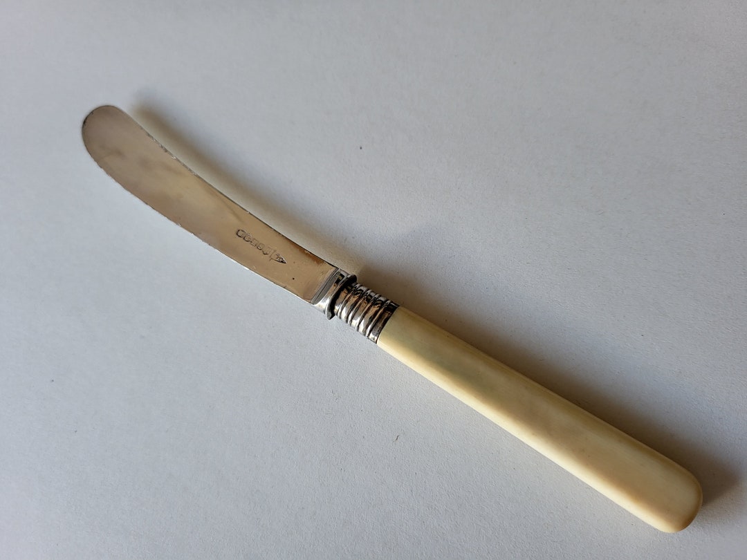 Antique Butter Knife 100 Year Old Silverplated Etsy