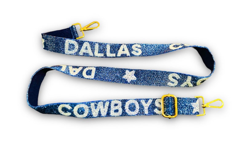 Dallas Cowboys / Blue / Game Day / Beaded Guitar Purse Straps Etsy