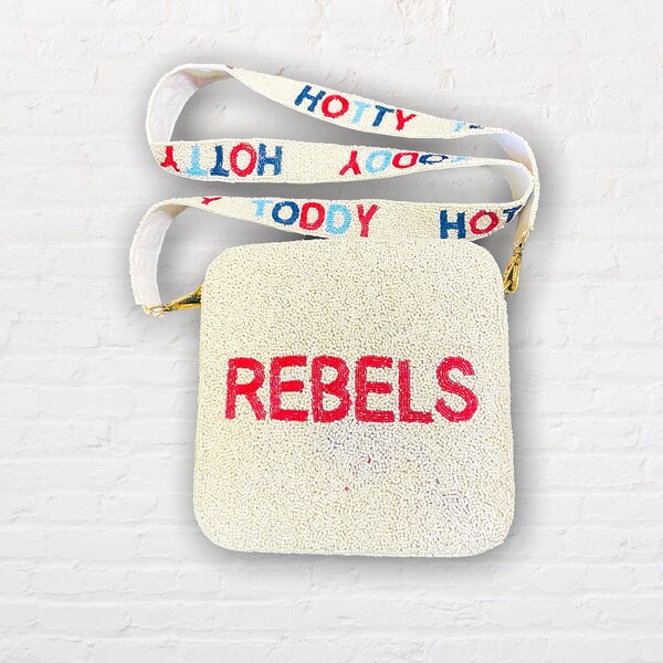 Ole Miss Bead Strap Etsy