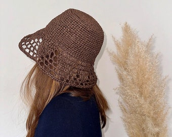 summer hat, bucket hat, sun hat, crochet pattern