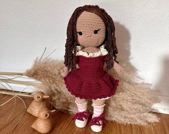 Crochet Doll Pattern, Amigurumi Doll Pattern