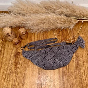Fanny Pack, Crossbody bag, crochet pattern