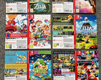 Nintendo Switch ONE. メモリアルBOX Nintendo Switch Game Box Art Replacement Only No Case, Just