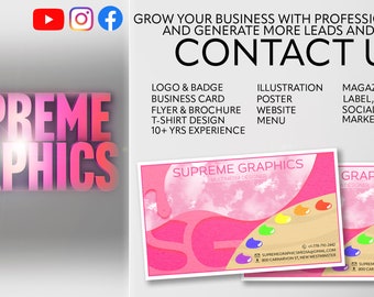Graphic Design Service | Logo | Website | Social Media | Branding | Marketing | Poster