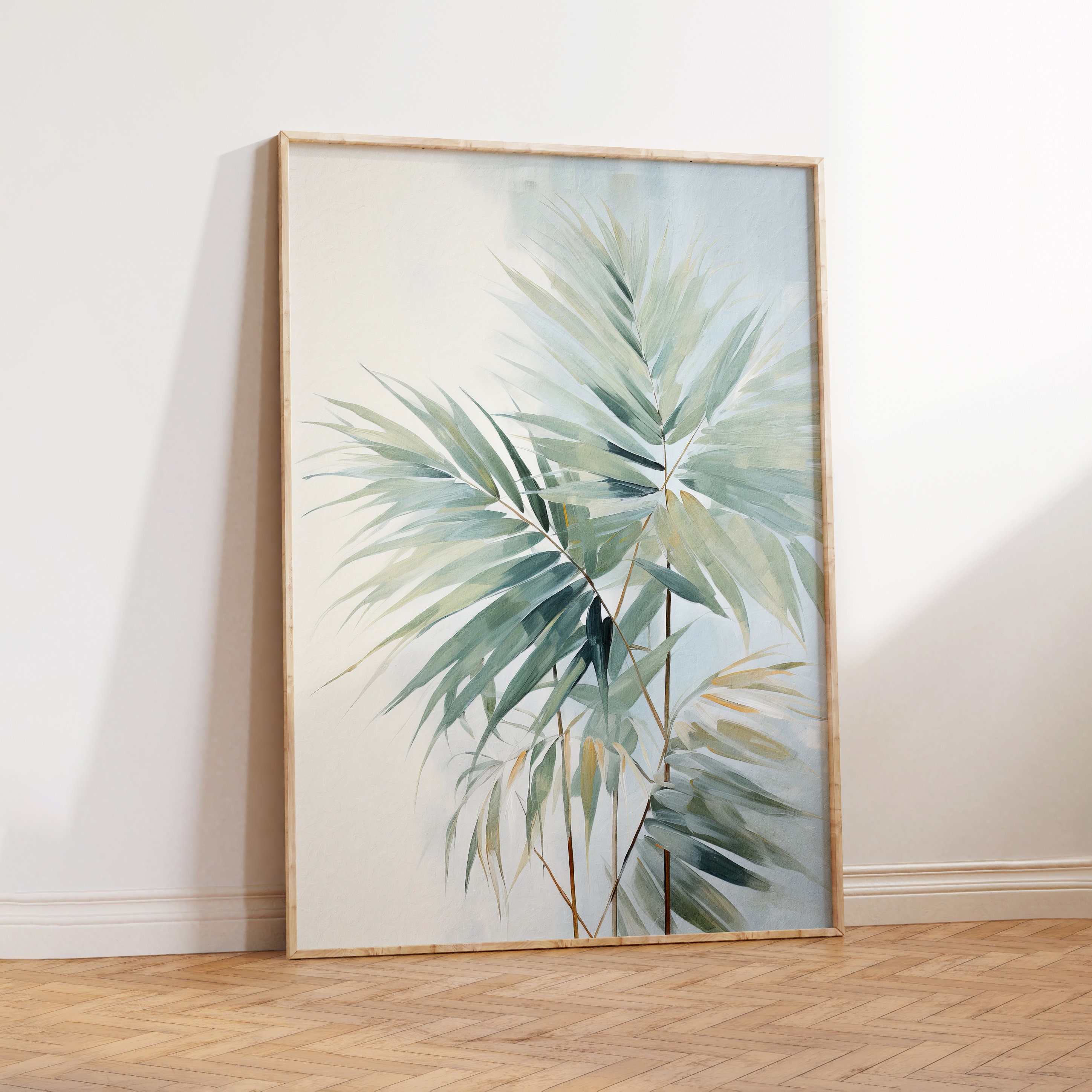 Neutral Botanical Prints Set: Minimalist Tropical Wall Art Trio - Etsy