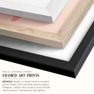 a picture frame with a pink and white background