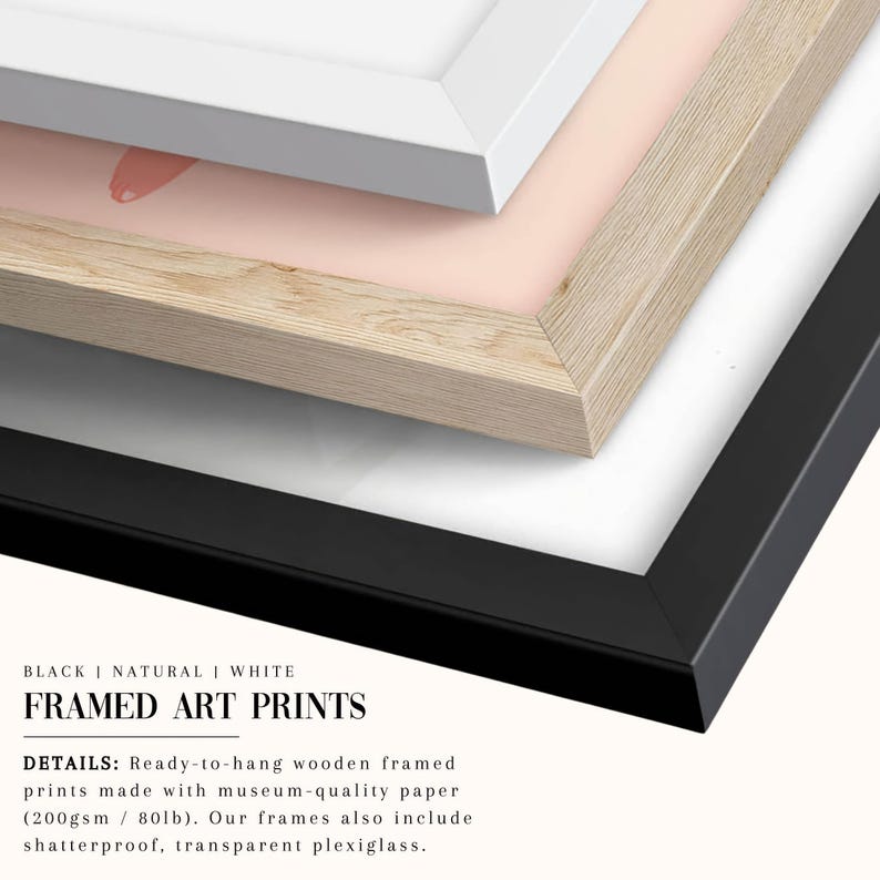 a picture frame with a pink and white background