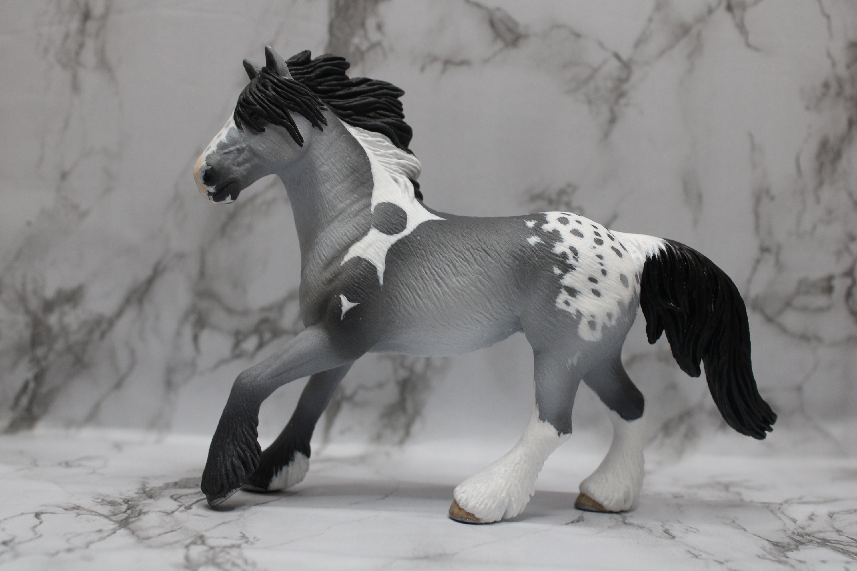 Custom Schleich Schleich Horses Friesian Schleich Tinker Mare