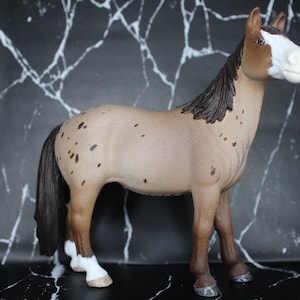 Schleich Mustang Mare - Bay Roan Appaloosa