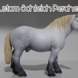 CLEARANCE Custom Schleich Percheron Stallion - Dappled-Grey