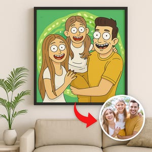 Rick and Morty Style Portraits