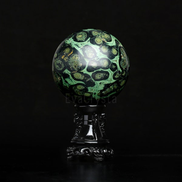 Natural Green Peacock Eye Sphere Peacock Eye Ball Crystal Sphere 90mm 80mm 60mm Healing Crystal