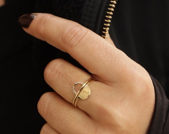 Oval Brass Ring/ Oval Golden Ring/ Oval Brass Rings/ Oval Golden Rings/ Minimal Brass Rings/ Women Brass Ring/ Golden Brass Rings for women