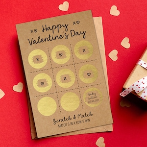 Valentinstag Schwangerschaftsmitteilung Rubbelkarte, Scratch & Match, Überraschungsbabymitteilung, personalisierte Geburtsmitteilung