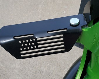 Foot Rest Foot Pegs Fits Jeep JL Wrangler and JT Gladiator (flag) Pair