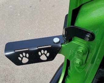 Foot Rest Foot Pegs Fits Jeep JL Wrangler and JT Gladiator (Puppy Paw) Pair