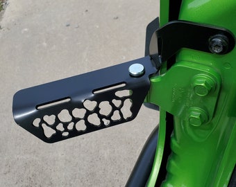 Foot Rest Foot Pegs Fits Jeep JL Wrangler and JT Gladiator (cow print) Pair