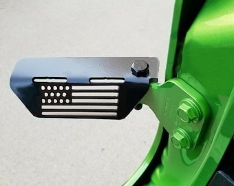 JK Foot Rest Foot Pegs Fits Jeep Wrangler 2007 to 2017 (flag) Pair