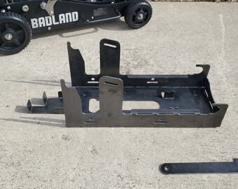 Jack Mount for 'Harbor Freight' 'Badland' 'Badlands' Offroad Jack - Unfinished Steel (FREE SHIP)