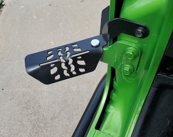 Foot Rest Foot Pegs Fits Jeep JL Wrangler and JT Gladiator (Tire Tread) Pair