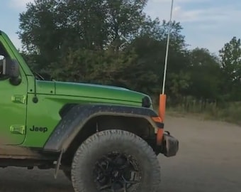 PASENGER Side (Front Right) Flag Mount for Jeep JL Wrangler & JT Gladiator